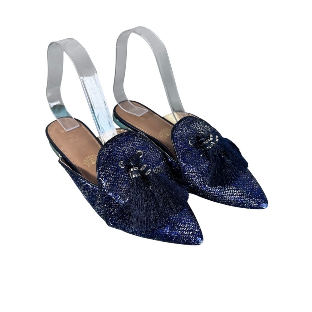Disney x Call it Spring Arabian Nights Purple Mules Slides Size 6 Aladdin Vegan